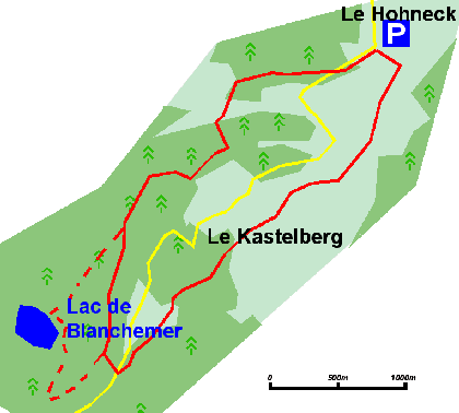 Carte de la balade